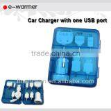 Hot Sale Mini Portable 8 in 1 USB Car Charger Pack 1A With One USB Port thumbnail-1