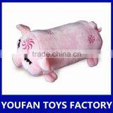 Manufacturer stuffed pig shape plush hug pillow