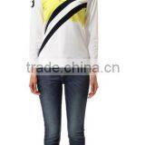 High Quality Logo Embroidered Long Sleeve Women Polo Shirt thumbnail-1