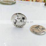 I Love Cycling Sport Charms Silver Custom Metal Charms 2016