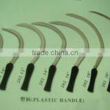 Steel Head Sickle With Plastic Handle