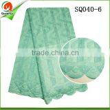 Lemom Swiss Voile Lace Big 100% Cotton Lace High Quality Fabric for Baby Brocade thumbnail-1