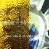 Amber Flora Rolled Glass thumbnail-1