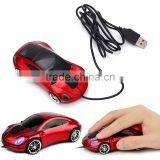 3D Optical Car Shape USB Wired Mouse Mice for Computer PC Laptop Notebook Red