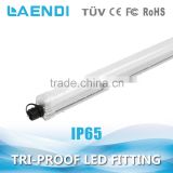 high power 1.5m 40w led triproof fixture for led tube ip65 with 80ra 0.95PF