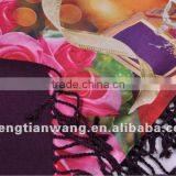 Cashmina Scarf Digital Print Silk High Quality Shawl for Winter Cashmina Scarf