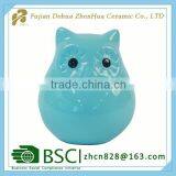 Sky Blue Small Animal Shape Ceramic Piggy Bank thumbnail-1