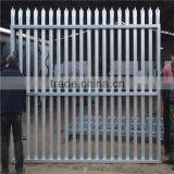 UK BS1722 Standard Steel Palisade Fencing and Gates( Factory ,ISO 9001 Certificate )