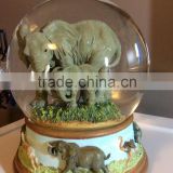 Musical Elephant theme Water Globe indoor decoration
