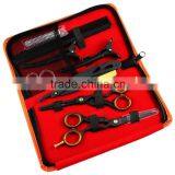 5.5"Professional Hair Cutting Scissors Barber Shears Hairdressing Razor Kit New