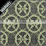 30% off Top Fashion New Arrival Classic Yellow Color Beautiful Flower French Lace /net Lace Fabric in Stock 3088 thumbnail-3