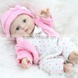 Look real 8inch small reborn baby dolls handmade in silicone vinyl for children