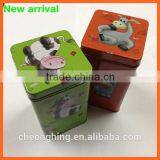 Custom Tinplate Cookie Box/square Tin Can