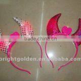 Flashing Party Fur Led Head Bopper