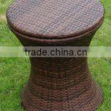 Good quality synthetic rattan table with ice bucket inside Ice bucket table rattan table