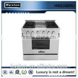 Hyxion 110v electric range 4 burner gas wok range