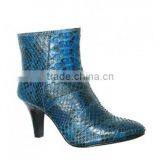 Python leather boots SWPS-007