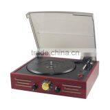 Retro Vinyl Turntable With AM/FM Radio thumbnail-1