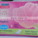 180mm mini panty liner with blue layer