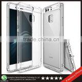 Samco Drop Shock-absorbent Crystal Clear New Generation Mobile Phone TPU Case for Huawei P9 With Dust Plug