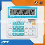 12 Digit 112 Steps Check and Correct Function Colorful Electronic Calculator
