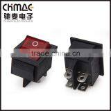 CHIMAI Good Quality Cheaper Price Rocker Switch Light T85 250vac 220V Colorful 4pin Double Pole Rocker Switch thumbnail-3