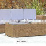 00 Indoor Furniture Comfortable Sipmle Rattan Wicker Living Room Sofa Set YPS042 thumbnail-1