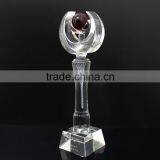 2016 New Crystal Glass Products Red Ball Trophy thumbnail-3