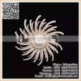 Beautiful Shiny Crystal Lillies Flower Brooch Pin For Gift thumbnail-3