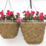 12" Sphagnum Moss Basket - Super deep shape - Moss planter - Moss flower pot