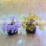 Natural Crystals Beautiful Crystal Tree Feng Shui Ornaments