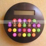 Round Shape Colorful 8 Digital Calculator