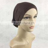 Wholesale New Charming Hijab Tube Turban Hats Arrvial Under Scarf Bonnet Inner Muslim Jersey Caps thumbnail-3