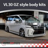 VF30 body kits fit for Vell-fire 2014year up to 2016year Glan Zen style FRP full set