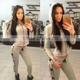 2016 Women's New Letters Printed Long Sleeved Sports and Leisure Suit Female Fall Speed Sell Through 8805 thumbnail-3