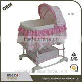 Travel portable baby bed iron baby crib for baby new born