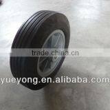 10x2.5 Plastic Rim Solid Rubber Wheel /rubber Powder Wheel for Hand Truck