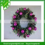 2016 Hot Sale PVC Artificial Christmas Wreath thumbnail-6