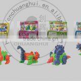4 In 1 Building Blocks Transform Dinosaur Robot Small Toy (Can Add Candy) thumbnail-3