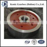 Customized Nonstandard Transimission High Rpm Rotating Helical Gear With Steel Wheel thumbnail-5