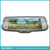 7inch car rear View Mirror Monitor mirror link function rear camera display