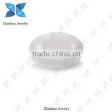 wholesale high quality miki white oval cut nano gemstone