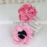 4inch High Quality Hair Flowers With Elastic Hairband for Pony Tail Holder Kids Hairband Children Headwear Baby Accessories thumbnail-5