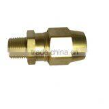 668 Male Connector, D.O.T. Air Brake Fitting For Rubber Tube, Brass Valve thumbnail-2