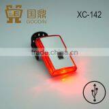 Micro USB Rechargeable of Bicycle Tail Light,300 Degree View Angle,3 Super Bright Red LED thumbnail-4