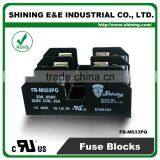 FB-M033PQ 600V 30 Amp 3 Pole 10x38 Midget Fuse Holder Block thumbnail-2