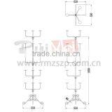 Spinner Five-layer Metal Hat Display Rack thumbnail-2