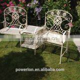 Vintage Luxury Garden Metal Double Deck Chair thumbnail-1
