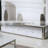 E356 2015 Xinqing Modern Living Room Furniture Tempered Glass tv Stand thumbnail-1