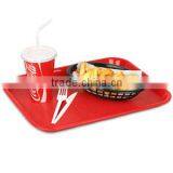 Rectangular Fast Food Tray Plastic Plate Food Grade thumbnail-1